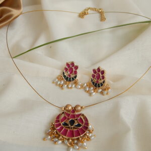 Ruby Bloom Invisible Chain Set