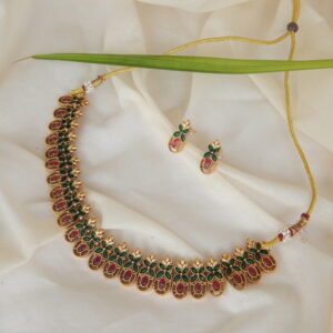 Peacock Grace Necklace Set