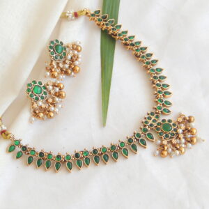 Emerald Green Necklace Set