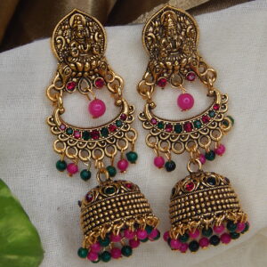 Royal Heritage Chandbali Jhumkas
