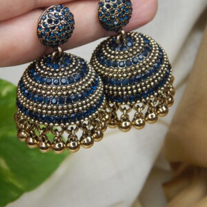 Ocean Majesty Jhumkas