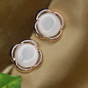 Ivory Blossom Studs
