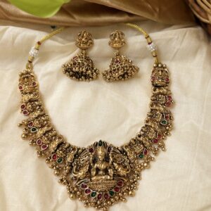 Lakshmi Temple Necklace Set
