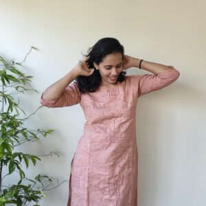 Blush Hakoba Cotton Coord Set (M–XXL)